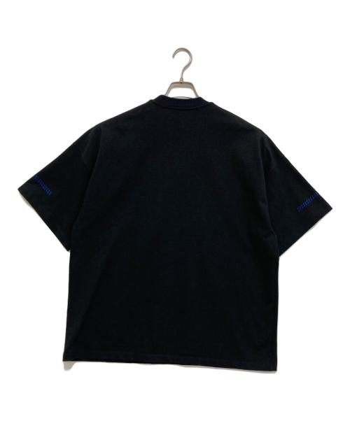 JIL SANDER（ジルサンダー）JIL SANDER (ジルサンダー) OVERSIZED SEAM DETAIL TEE ブラック サイズ:Sの古着・服飾アイテム