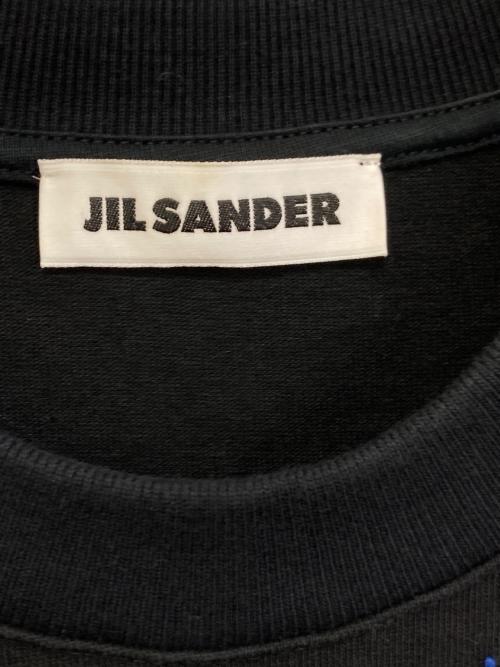 JIL SANDER（ジルサンダー）JIL SANDER (ジルサンダー) OVERSIZED SEAM DETAIL TEE ブラック サイズ:Sの古着・服飾アイテム