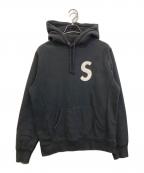 SUPREMEシュプリーム）の古着「S Logo Hooded Sweatshirt」｜ブラック