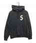 SUPREME（シュプリーム）の古着「S Logo Hooded Sweatshirt」｜ブラック