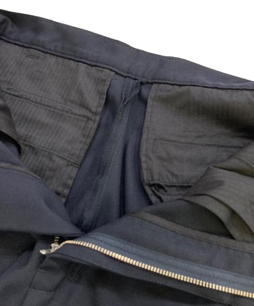 BEAMS PLUS（ビームスプラス）BEAMS PLUS (ビームスプラス) ランドリーウール テーパード 2プリーツ パンツ ネイビー サイズ:Sの古着・服飾アイテム