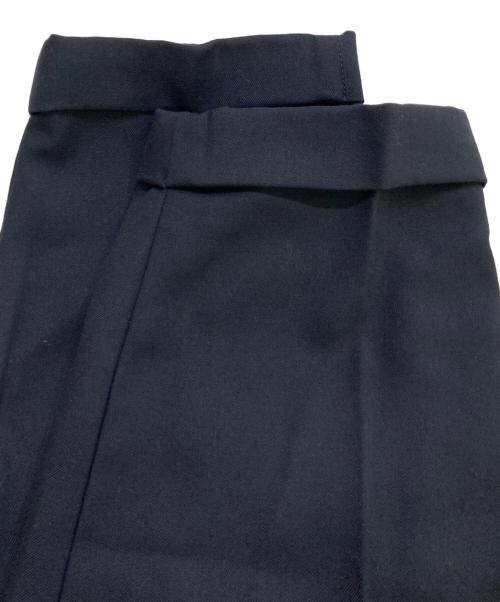 BEAMS PLUS（ビームスプラス）BEAMS PLUS (ビームスプラス) ランドリーウール テーパード 2プリーツ パンツ ネイビー サイズ:Sの古着・服飾アイテム