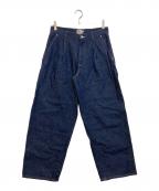 Traditional Weatherwearトラディショナルウェザーウェア）の古着「UNIONSLACKS 102D DENIM　G251BBFPT0317EM」｜インディゴ
