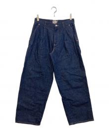 Traditional Weatherwear（トラディショナルウェザーウェア）の古着「UNIONSLACKS 102D DENIM　G251BBFPT0317EM」｜インディゴ