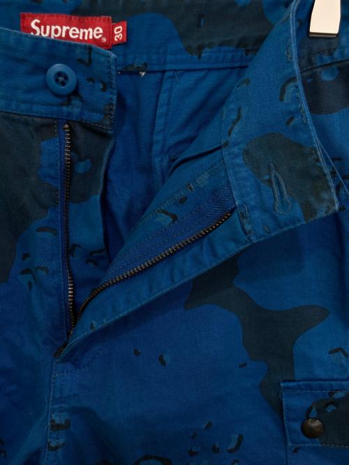 SUPREME（シュプリーム）SUPREME (シュプリーム) Overdyed Camo Cargo Short ブルー サイズ:30の古着・服飾アイテム