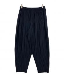 HOMME PLISSE ISSEY MIYAKE（オム プリッセ イッセイ ミヤケ）の古着「BASICS　HP55JF151」｜ネイビー
