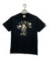 A BATHING APE（アベイシングエイプ）の古着「Map Camo College Milo Tee　002TEL301007M」｜ブラック