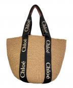 Chloeクロエ）の古着「かごバッグ WOODY　CHC23AS380L18」｜ベージュ