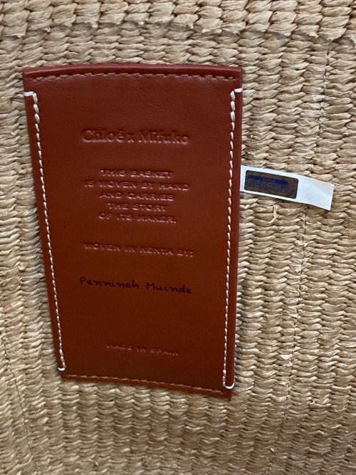 Chloe（クロエ）Chloe (クロエ) かごバッグ WOODY　CHC23AS380L18 ベージュの古着・服飾アイテム