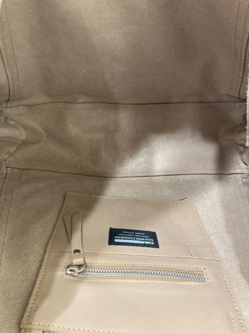 GIANNI CHIARINI（ジャンニ キアリーニ）GIANNI CHIARINI (ジャンニ キアリーニ) トートバッグ ブラウンの古着・服飾アイテム
