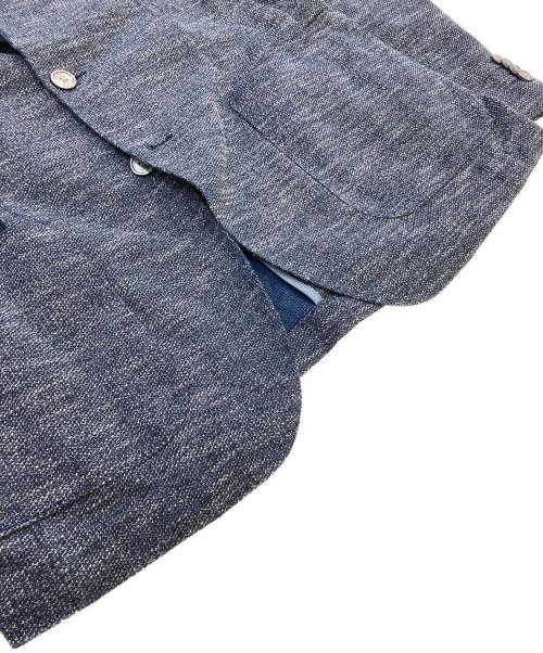 HUGO BOSS（ヒューゴ ボス）HUGO BOSS (ヒューゴ ボス) メランジ織り2Bジャケット ブルー サイズ:46の古着・服飾アイテム