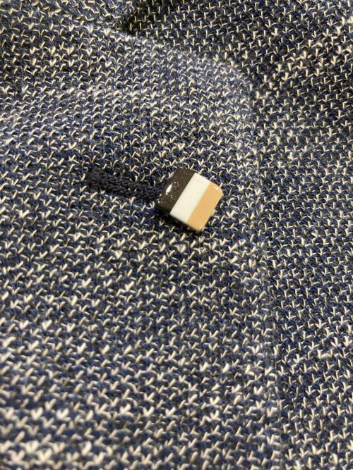 HUGO BOSS（ヒューゴ ボス）HUGO BOSS (ヒューゴ ボス) メランジ織り2Bジャケット ブルー サイズ:46の古着・服飾アイテム