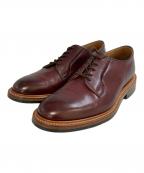 Tricker'sトリッカーズ）の古着「プレーントゥシューズ」｜バーガンディー