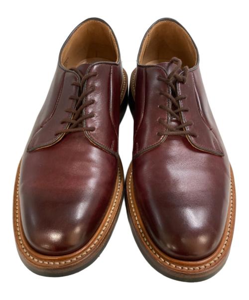 Tricker's（トリッカーズ）Tricker's (トリッカーズ) プレーントゥシューズ バーガンディー サイズ:8-5の古着・服飾アイテム