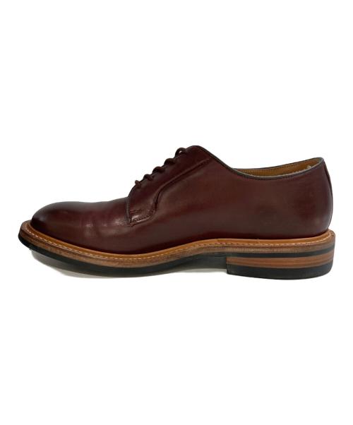 Tricker's（トリッカーズ）Tricker's (トリッカーズ) プレーントゥシューズ バーガンディー サイズ:8-5の古着・服飾アイテム