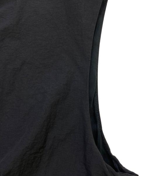 Demi-Luxe Beams（デミルクス ビームス）Demi-Luxe BEAMS (デミルクス ビームス) コットンナイロン ノースリーブ ワンピース ブラック サイズ:38の古着・服飾アイテム