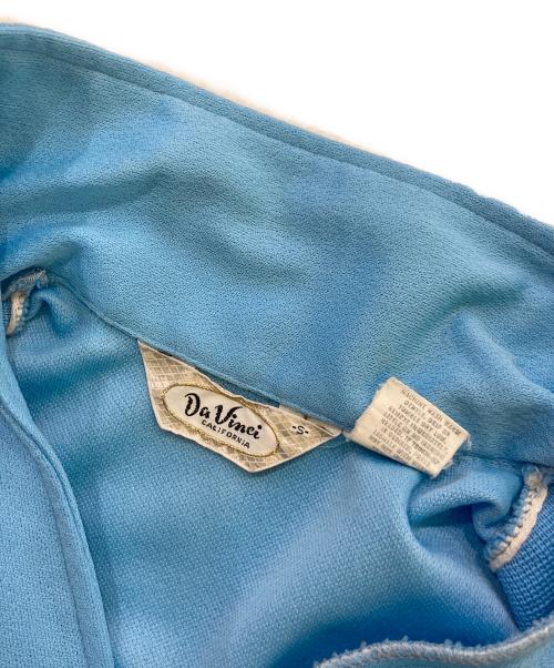 Davinci（ダヴィンチ）Davinci (ダヴィンチ) 半袖ニットシャツ ブルー サイズ:Ｓの古着・服飾アイテム