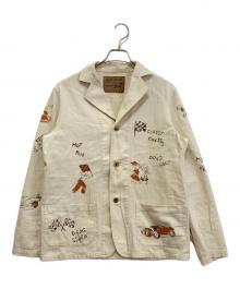 OLD CROW（オールドクロウ）の古着「SPEED RACE JACKET」｜アイボリー