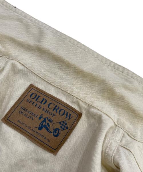 OLD CROW（オールドクロウ）OLD CROW (オールドクロウ) SPEED RACE JACKET アイボリー サイズ:Lの古着・服飾アイテム