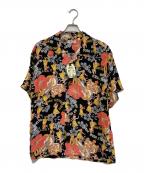 Sun Surfサンサーフ）の古着「アロハシャツ」｜ブラック