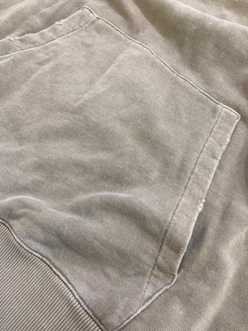 Saint Laurent Paris（サンローランパリ）Saint Laurent Paris (サンローランパリ) ヴィンテージ加工パーカー グレー サイズ:Mの古着・服飾アイテム