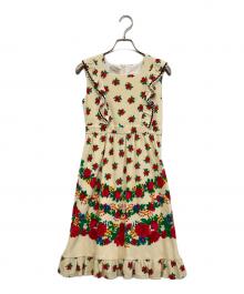 GUCCI（グッチ）の古着「チルドレンズ 花柄 ワンピース　596311」｜アイボリー