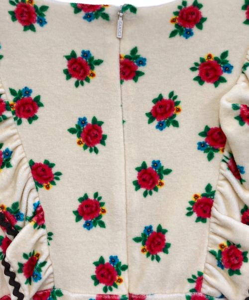 GUCCI（グッチ）GUCCI (グッチ) チルドレンズ 花柄 ワンピース　596311 アイボリー サイズ:8 未使用品の古着・服飾アイテム