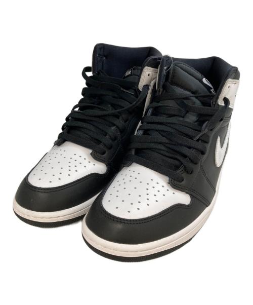 NIKE（ナイキ）NIKE (ナイキ) AIR JORDAN 1 RETRO HIGH OG BLACK/WHITE-WHITE ホワイト×ブラック サイズ:28.5 未使用品の古着・服飾アイテム