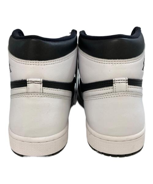 NIKE（ナイキ）NIKE (ナイキ) AIR JORDAN 1 RETRO HIGH OG BLACK/WHITE-WHITE ホワイト×ブラック サイズ:28.5 未使用品の古着・服飾アイテム