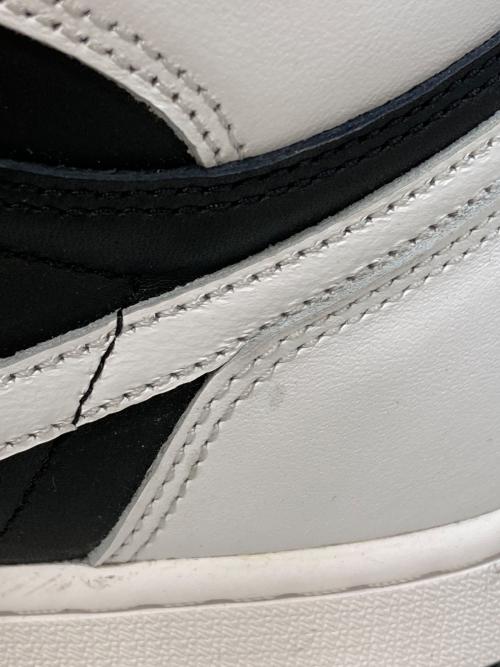 NIKE（ナイキ）NIKE (ナイキ) AIR JORDAN 1 RETRO HIGH OG BLACK/WHITE-WHITE ホワイト×ブラック サイズ:28.5 未使用品の古着・服飾アイテム