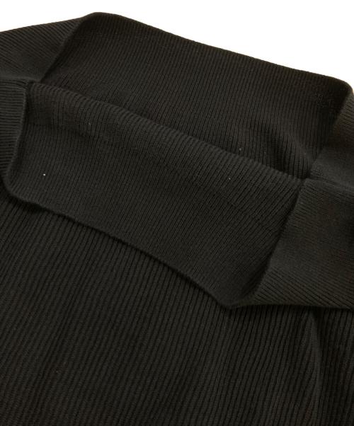 BATONER（バトナ―）BATONER (バトナ―) SUPER HIGH TWIST CREW NECK ブラック サイズ:1の古着・服飾アイテム