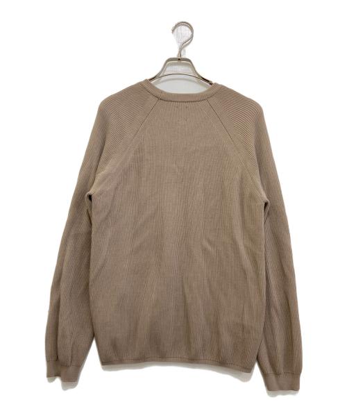BATONER（バトナ―）BATONER (バトナ―) EXTRA HARD TWIST WOOL CREW NECK ベージュ サイズ:1の古着・服飾アイテム