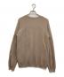 BATONER (バトナ―) EXTRA HARD TWIST WOOL CREW NECK ベージュ サイズ:1：10000円
