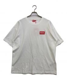 DIESEL（ディーゼル）の古着「T-BOXT-LAB ジャカード ロゴ パッチ T シャツ」｜ホワイト