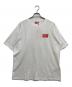 DIESEL（ディーゼル）の古着「T-BOXT-LAB ジャカード ロゴ パッチ T シャツ」｜ホワイト