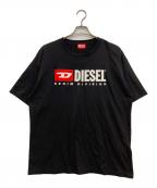 DIESELディーゼル）の古着「T-Boxt-Div ロゴ プリント T シャツ」｜ブラック