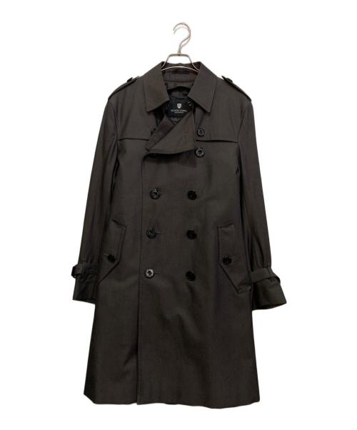 BLACK LABEL CRESTBRIDGE（ブラックレーベル クレストブリッジ）BLACK LABEL CRESTBRIDGE (ブラックレーベル クレストブリッジ) ライナー付きトレンチコート ブラック サイズ:Mの古着・服飾アイテム