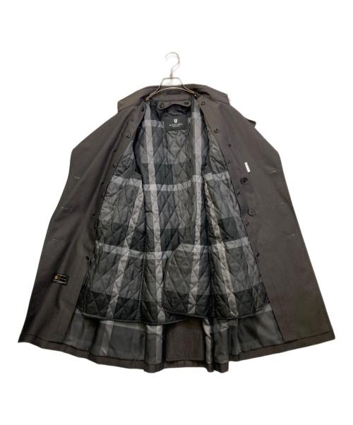 BLACK LABEL CRESTBRIDGE（ブラックレーベル クレストブリッジ）BLACK LABEL CRESTBRIDGE (ブラックレーベル クレストブリッジ) ライナー付きトレンチコート ブラック サイズ:Mの古着・服飾アイテム