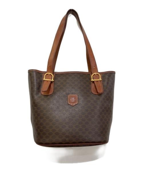 CELINE（セリーヌ）CELINE (セリーヌ) OLDマカダム柄トートバッグ ブラウンの古着・服飾アイテム