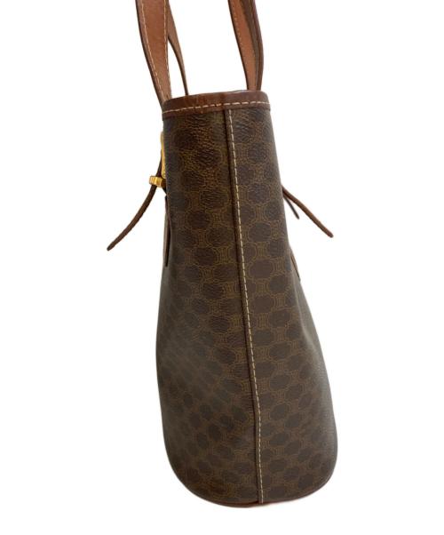 CELINE（セリーヌ）CELINE (セリーヌ) OLDマカダム柄トートバッグ ブラウンの古着・服飾アイテム