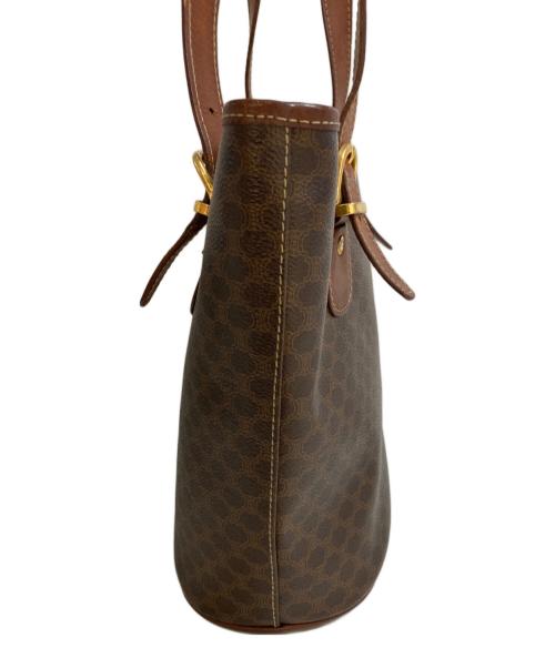 CELINE（セリーヌ）CELINE (セリーヌ) OLDマカダム柄トートバッグ ブラウンの古着・服飾アイテム
