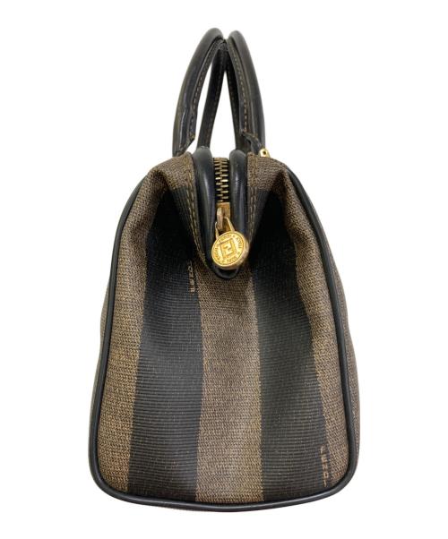 FENDI（フェンディ）FENDI (フェンディ) ペカン柄ミニボストンバッグ ブラックの古着・服飾アイテム