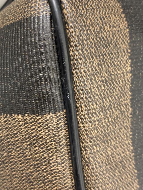FENDI（フェンディ）FENDI (フェンディ) ペカン柄ミニボストンバッグ ブラックの古着・服飾アイテム