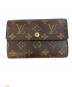 LOUIS VUITTON（ルイ ヴィトン）の古着「3つ折り財布　M61202」｜ブラウン