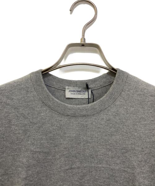 JOHN SMEDLEY（ジョンスメドレー）JOHN SMEDLEY (ジョンスメドレー) 半袖ニット グレー サイズ:S 未使用品の古着・服飾アイテム