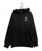 YOHJI YAMAMOTO×New Eraヨウジヤマモト×ニューエラ）の古着「YY LABEL LOGOラベルロゴパーカー　HE-T94-088」｜ブラック