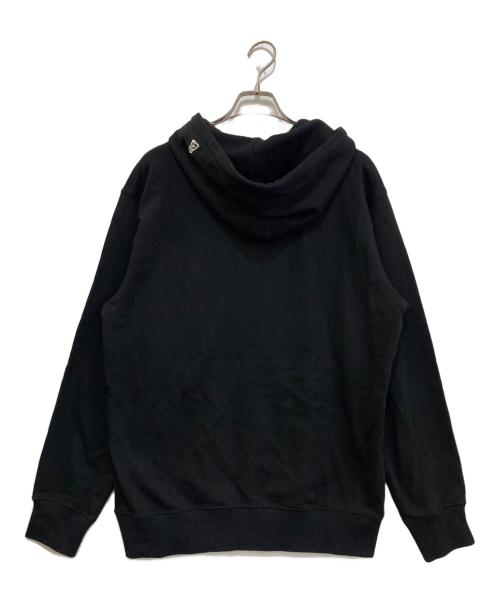 YOHJI YAMAMOTO（ヨウジヤマモト）YOHJI YAMAMOTO (ヨウジヤマモト) New Era (ニューエラ) YY LABEL LOGOラベルロゴパーカー　HE-T94-088 ブラック サイズ:４の古着・服飾アイテム