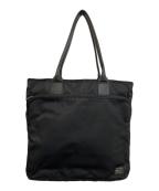 PORTERポーター）の古着「TIME TOTE BAG」｜ブラック