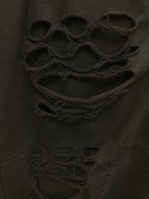 adidas（アディダス）adidas (アディダス) ダメージ加工スウェットパンツ ブラック サイズ:3XLの古着・服飾アイテム