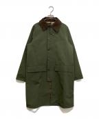 Barbourバブアー）の古着「バーレー ジップアップジャケット」｜カーキ
